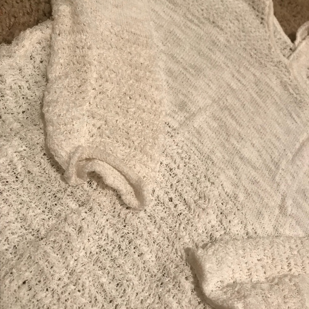 Cold shoulder oversized sweater